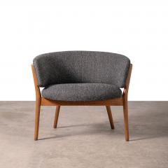 Nanna Ditzel Nanna Ditzel Classic Vintage Scandinavian Model 83 Armchairs in Oak 1950s - 3948914