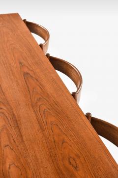 Nanna Ditzel Nanna Ditzel Teak Cane Dining Set by Poul Kolds 1950s - 4642764