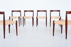 Nanna Ditzel Nanna Ditzel model 110 dining chairs Poul Kolds Savvaerk Denmark 1955 - 3698404