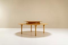 Nanna Ditzel Rare Nanna Ditzel Coffee Table in Maple Wood for BRDR Kruger Denmark 1980s - 2945293