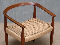 Nanna Ditzel Sculptural Nanna Ditzel Teak Armchair Model 113 Kolds Savvaerk Denmark 1950s - 4446328