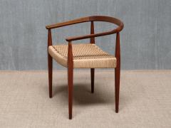 Nanna Ditzel Sculptural Nanna Ditzel Teak Armchair Model 113 Kolds Savvaerk Denmark 1950s - 4446337