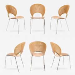 Nanna Ditzel Trinidad Chairs by Nanna Ditzel for Fredericia Set of Six - 319134