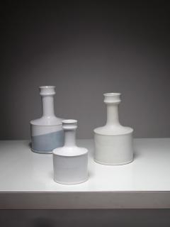 Nanni Valentini Set of Three Ceramic Vases by Nanni Valentini for Laboratorio Pesaro - 4724152