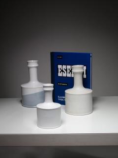 Nanni Valentini Set of Three Ceramic Vases by Nanni Valentini for Laboratorio Pesaro - 4724156