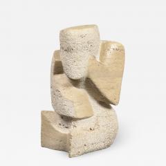 Naomi Feinberg Naomi Feinberg Deep In Thought Sculpture In Limestone 1960s - 2091555
