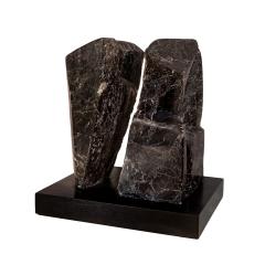 Naomi Feinberg Naomi Feinberg Fractured Planet Sculpture in Italian Red Levanto 1960s - 3416771