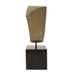 Naomi Feinberg Naomi Feinberg Lithic Sculpture In Green Italian Granite 1970s - 3011851