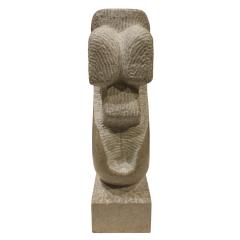 Naomi Feinberg Naomi Feinberg Mask Sculpture in Pink Marble 1970s - 710986