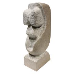 Naomi Feinberg Naomi Feinberg Mask Sculpture in Pink Marble 1970s - 710987