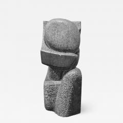 Naomi Feinberg Naomi Feinberg Salume Sculpture in Dark Gray Marble 1977 Signed and Dated  - 1988601