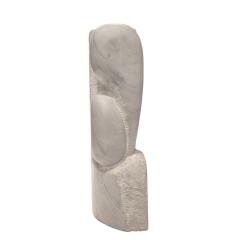 Naomi Feinberg Naomi Feinberg Tranquillo Sculpture In Grey Italian Marble 1970s - 3011837