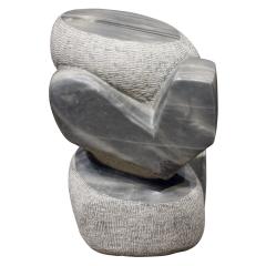 Naomi Feinberg Naomi Feinberg Visitor Sculpture in Grey Granite 1970s - 710398