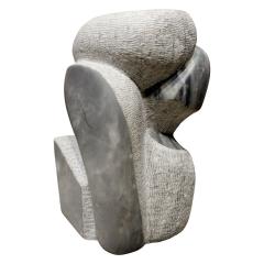 Naomi Feinberg Naomi Feinberg Visitor Sculpture in Grey Granite 1970s - 710403