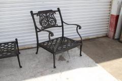 Naples Aged Bronze Aluminum Outdoor Patio Set by Fortunoff - 3118172
