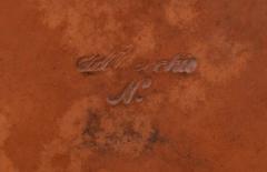 Naples Del Vecchio Greek Revival Black Figure Plate c 1800 - 4456001