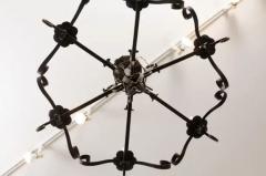 Napol on III 1870s Six Light Chandelier with Scrolling and Twisted Accents - 3472641