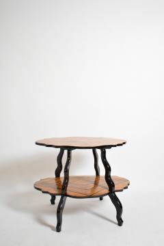 Napoleon 3 diamond pattern side table XIXth c  - 4823589