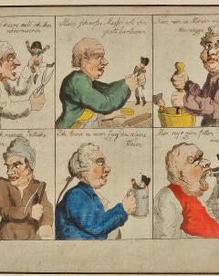 Napoleon Cartoon Germany circa 1820 - 3629411