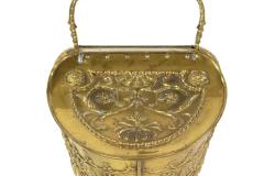 Napoleon III Brass Coal Scuttle French Circa 1870  - 2872063