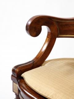 Napoleon III Brass Inlaid Desk Chair - 2829105
