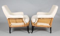 Napoleon III Cushioned Armchairs A Pair - 2024068