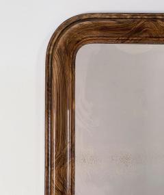 Napoleon III Faux Bois Painted Mirror France circa 1840 - 3077467