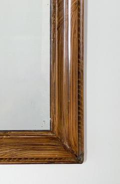 Napoleon III Faux Bois Painted Mirror France circa 1840 - 3077470