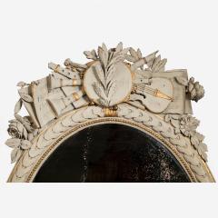 Napoleon III French oval mirrors - 792127