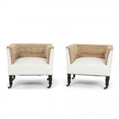 Napoleon III Low Squared Back Chair - 3394832