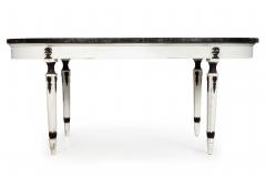 Napoleon III Ovular Dining Table with Nero Portoro Marble Top - 4800190