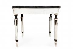 Napoleon III Ovular Dining Table with Nero Portoro Marble Top - 4800191