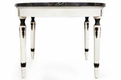 Napoleon III Ovular Dining Table with Nero Portoro Marble Top - 4800192