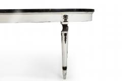 Napoleon III Ovular Dining Table with Nero Portoro Marble Top - 4800195