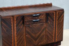 Napoleon Le Grand Napoleon Le Grand Attributed Amsterdam School Cabinet in Macassar Ebony 1920s - 4616319