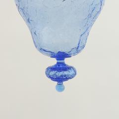 Napoleone Martinuzzi Napoleone Martinuzzi Blue Murano Glass Pendant Lamp - 3105418