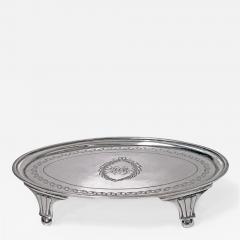 Napthali Hart Georgian Silver Waiter Salver London 1801 Urquhart and Hart - 448365