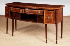 Narrow Georgian Mahogany and Satinwood Sideboard - 3926800