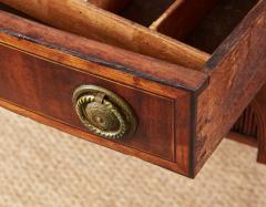 Narrow Georgian Mahogany and Satinwood Sideboard - 3926805