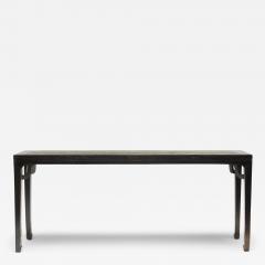 Narrow Lacquered Walnut Table - 4214157