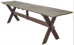 Narrow Sawbuck Table - 4406792