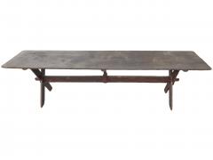 Narrow Sawbuck Table - 4406794