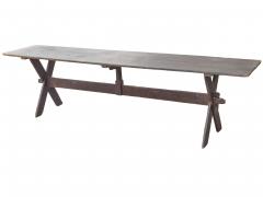 Narrow Sawbuck Table - 4462112