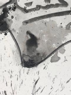 Nasser Ovissi Nasser Ovissi Iranian Born 1934 White Arabian Horse Oil on Canvas Painting - 1047377