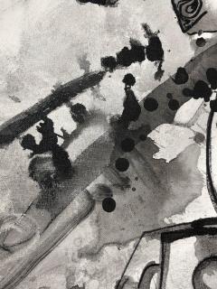 Nasser Ovissi Nasser Ovissi Iranian Born 1934 White Arabian Horse Oil on Canvas Painting - 1047379