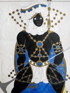 Natacha Rambova Fools Paradise Movie Costume Sketch Cecil B DeMille Classic Hollywood - 4281014