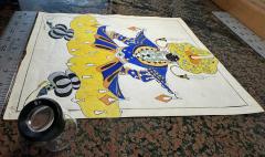 Natacha Rambova Siam Royal in Candle Headdress Cecil B DeMille Costume Drawing - 4320892