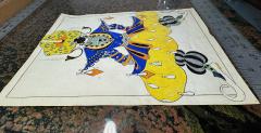 Natacha Rambova Siam Royal in Candle Headdress Cecil B DeMille Costume Drawing - 4320893