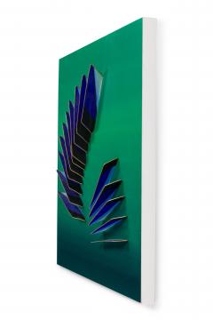 Natale Adgnot American Contemporary Mixed Media Wall Sculpture Titled The Duc - 4640171