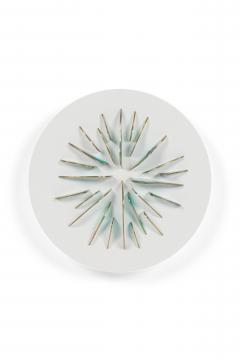 Natale Adgnot Mixed Media Wall Sculpture Titled Mumyoi Lamellae  - 4514772